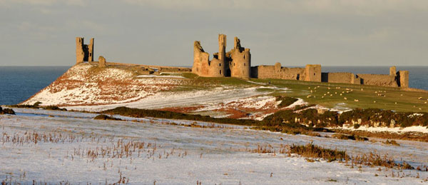 Dunstanburgh Castle from the south